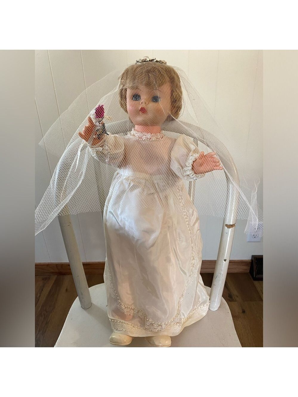Vintage Walking Bride Doll One Size